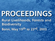 Proceedings - Rural Livelihood, Forest and Biodiversity