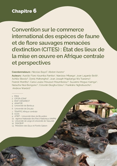 thumbnail of Convention sur le commerce international des espèces de faune et de flore sauvages menacées d’extinction (CITES) : État des lieux de la mise en oeuvre en Afrique centrale et perspectives