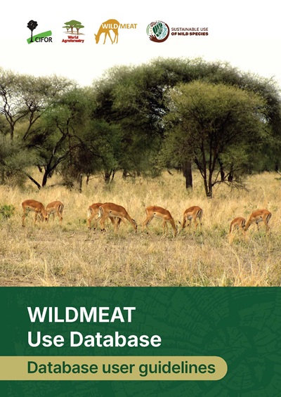 thumbnail of WILDMEAT Use Database: Database user guidelines