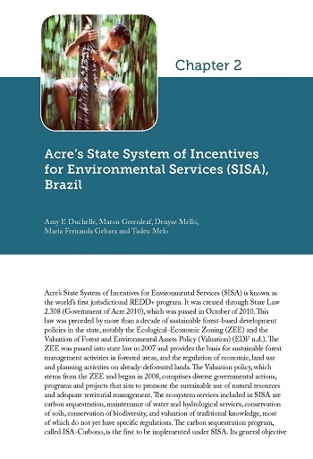 thumbnail of Acre's State System of Incentives for Environmental Services (SISA), Brazil