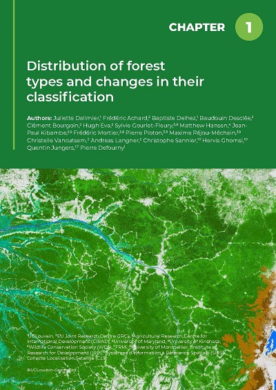 thumbnail of Distribution of forest types and changes in their classification