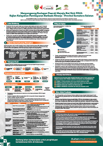 thumbnail of Menyongsong Kesiapan Daerah Menuju Net Sink FOLU: Kajian Kelayakan Pembayaran Berbasis Kinerja - Provinsi Sumatera Selatan
