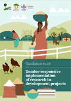 Implementation of gender responsive research in development projects