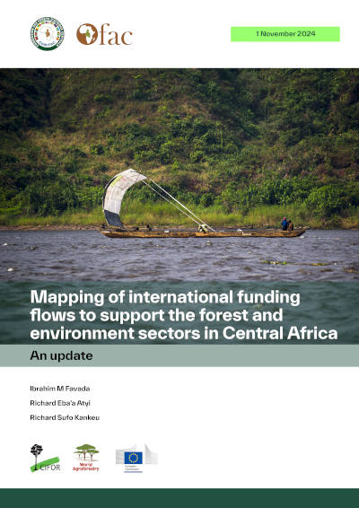 Mapping of international funding flows to support the forest and environment sectors in Central Africa: An update